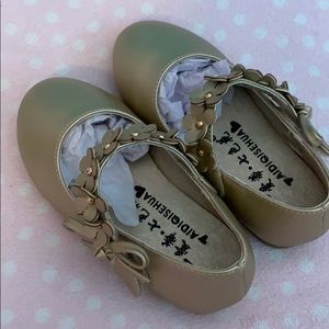 Brand new gold shoes